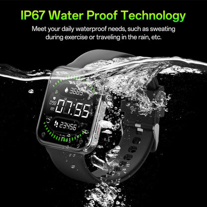 Foom S4 1.91'' Large Screen Smart Watches for Men Women, 100+ Sports Modes Fitness Tracker, Heart Rate/Blood Oxygen/Sleep Monitor, BT5.2 IP67 Waterproof, Compatible with Android & Ios