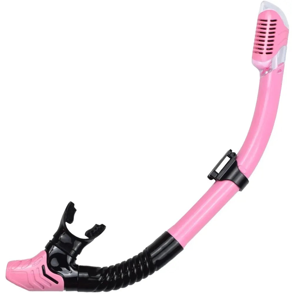Dry Snorkel Tube Easy Breath Scuba Diving Splash Guard Top Valve Swimming Underwater Equipment for Adults Kids Men Women Youth