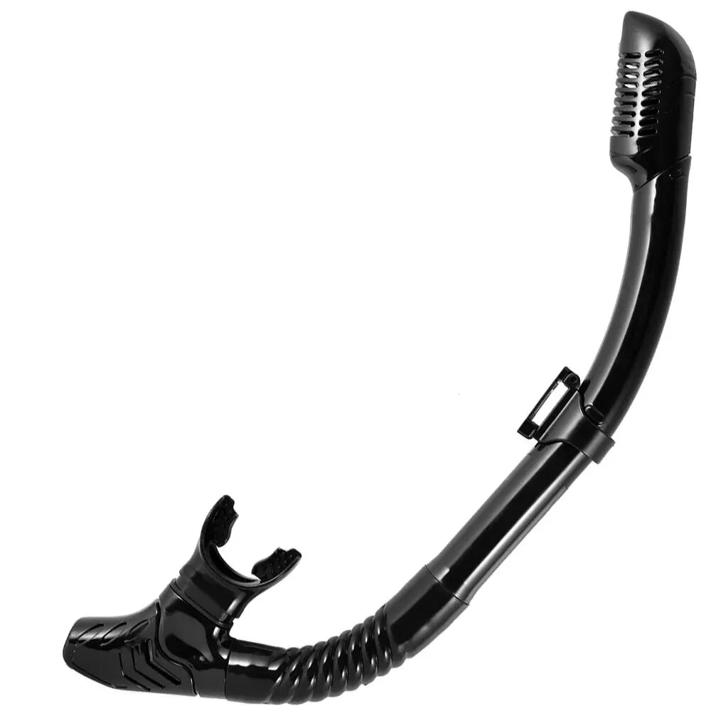 Dry Snorkel Tube Easy Breath Scuba Diving Splash Guard Top Valve Swimming Underwater Equipment for Adults Kids Men Women Youth