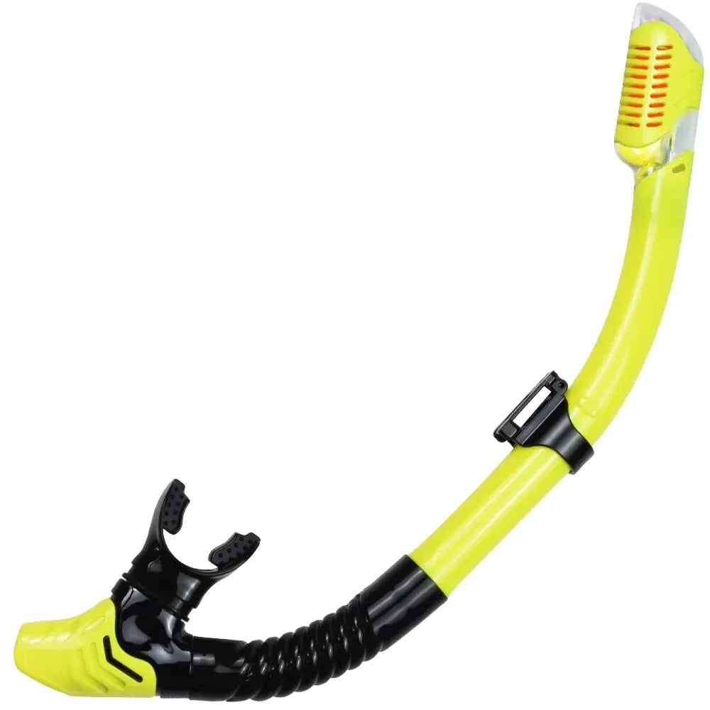 Dry Snorkel Tube Easy Breath Scuba Diving Splash Guard Top Valve Swimming Underwater Equipment for Adults Kids Men Women Youth