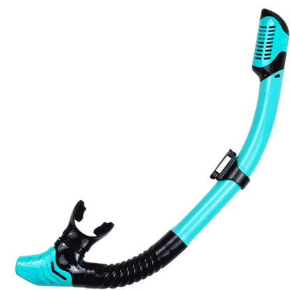 Dry Snorkel Tube Easy Breath Scuba Diving Splash Guard Top Valve Swimming Underwater Equipment for Adults Kids Men Women Youth