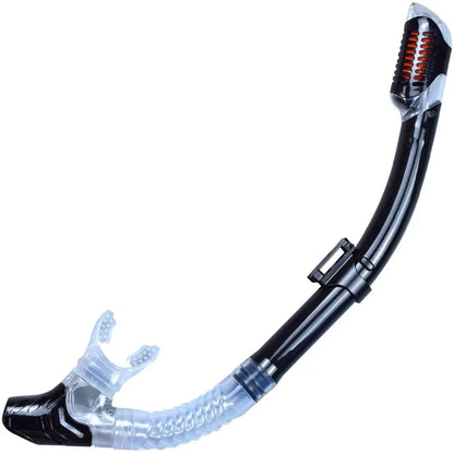Dry Snorkel Tube Easy Breath Scuba Diving Splash Guard Top Valve Swimming Underwater Equipment for Adults Kids Men Women Youth
