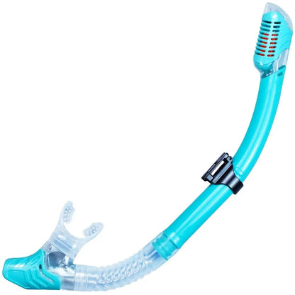 Dry Snorkel Tube Easy Breath Scuba Diving Splash Guard Top Valve Swimming Underwater Equipment for Adults Kids Men Women Youth
